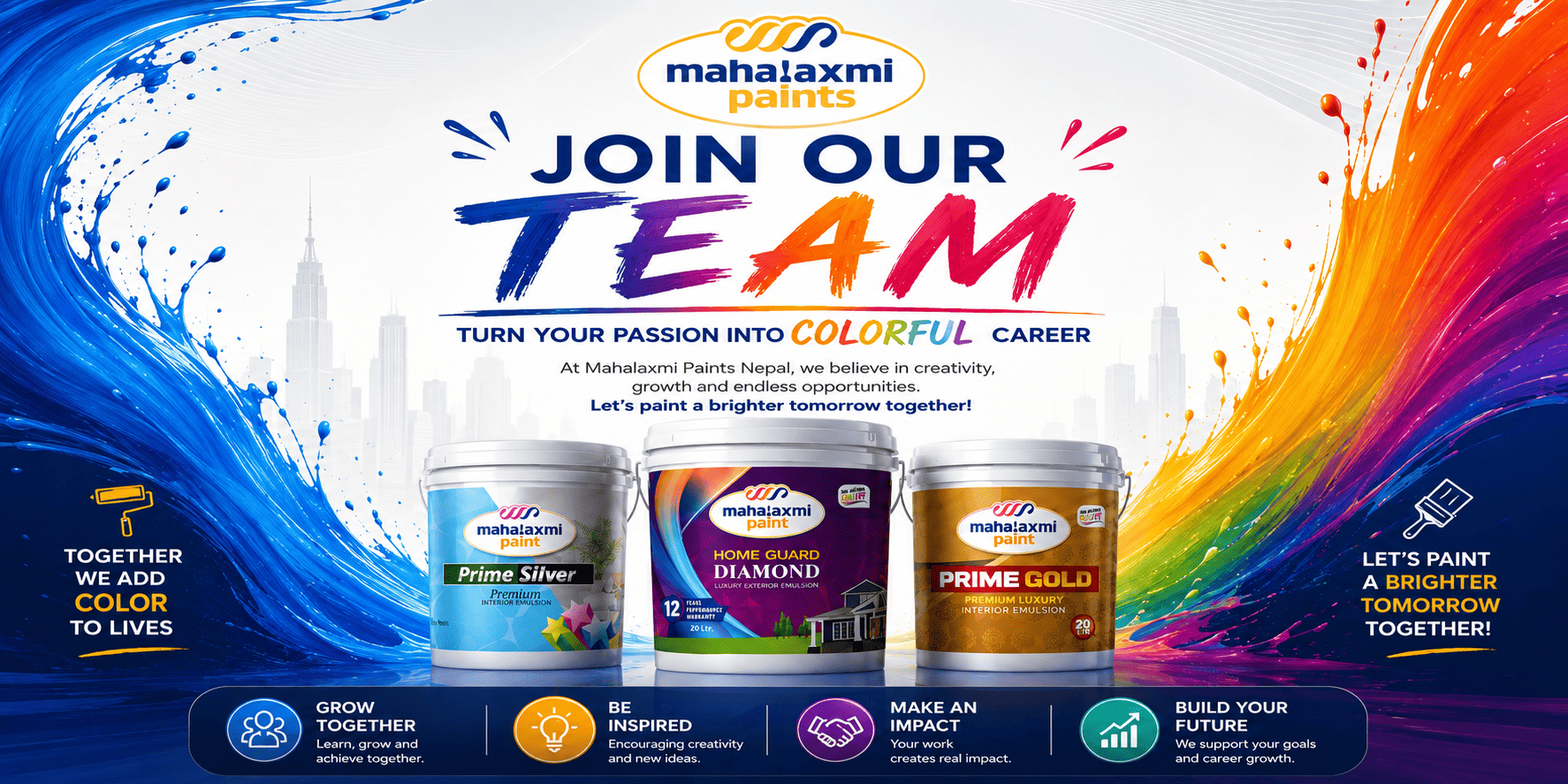 Mahalaxmi Paints Nepal Career Opportunities